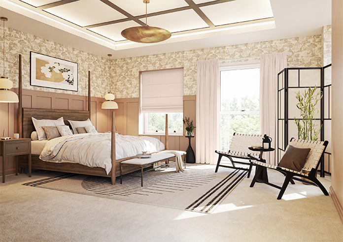 Rolling Hills Velvet, Pink - Made to Measure Curtains - Image 8